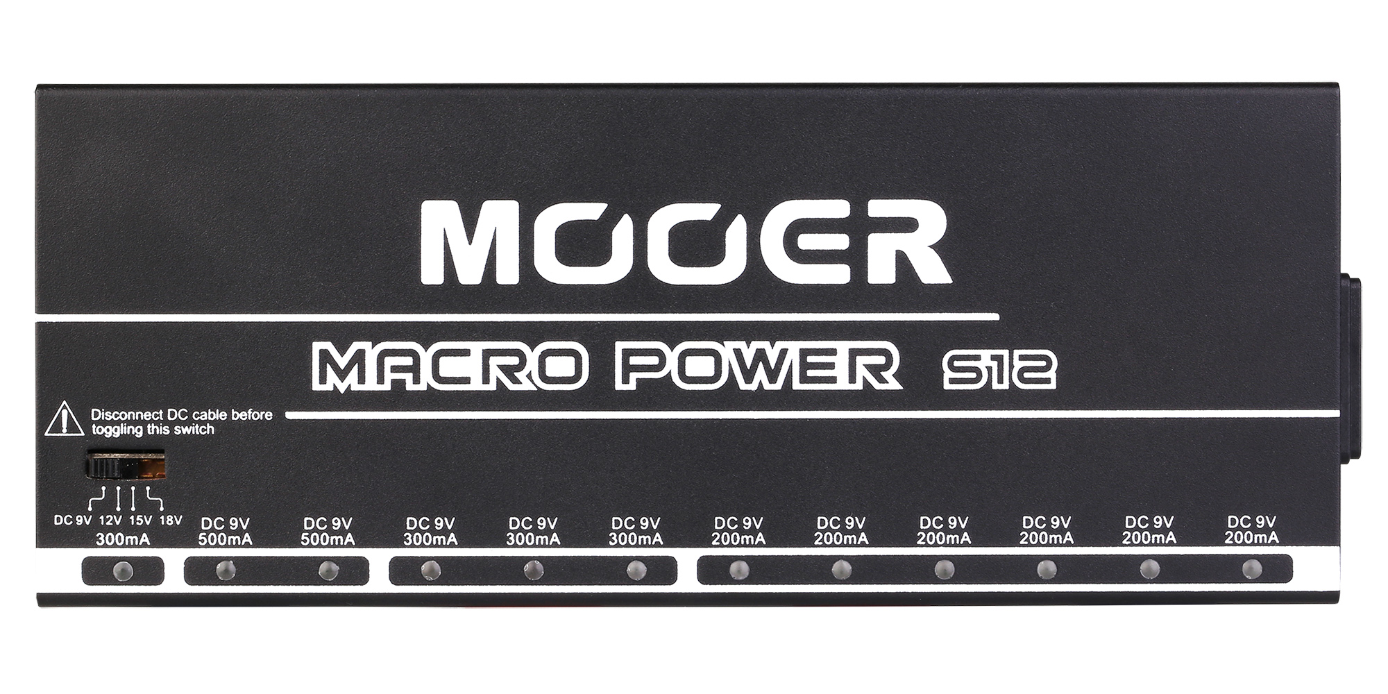 MOOER MACRO POWER S12 - 12 PORTS ISOLATED POWER SUPPLY