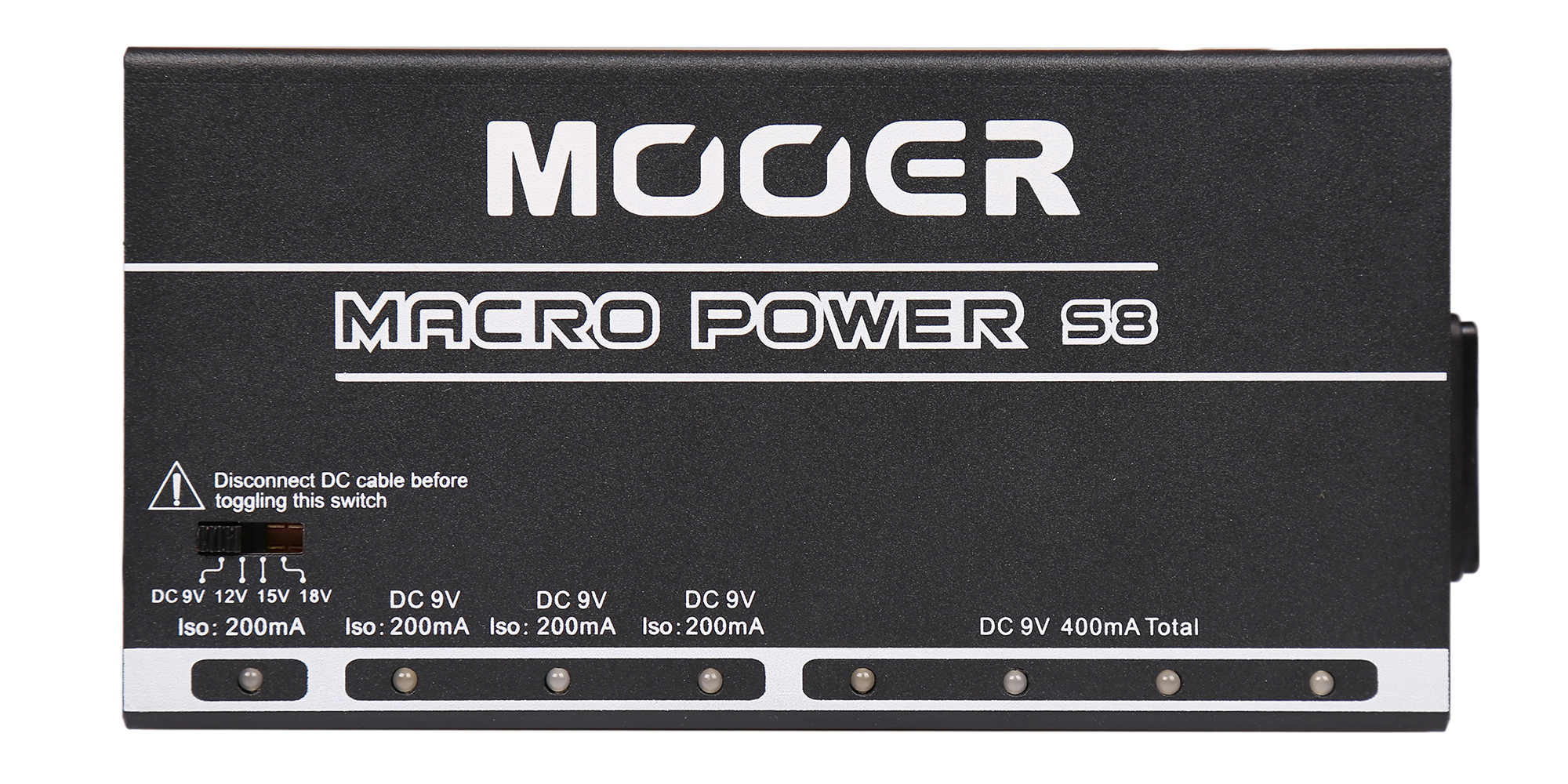 MOOER MACRO POWER S8 - 8 PORTS ISOLATED POWER SUPPLY